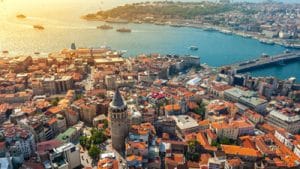 Turkey Citizenship by Investment Istanbul bird's eye view