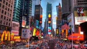 US Permanent Residency Times Square